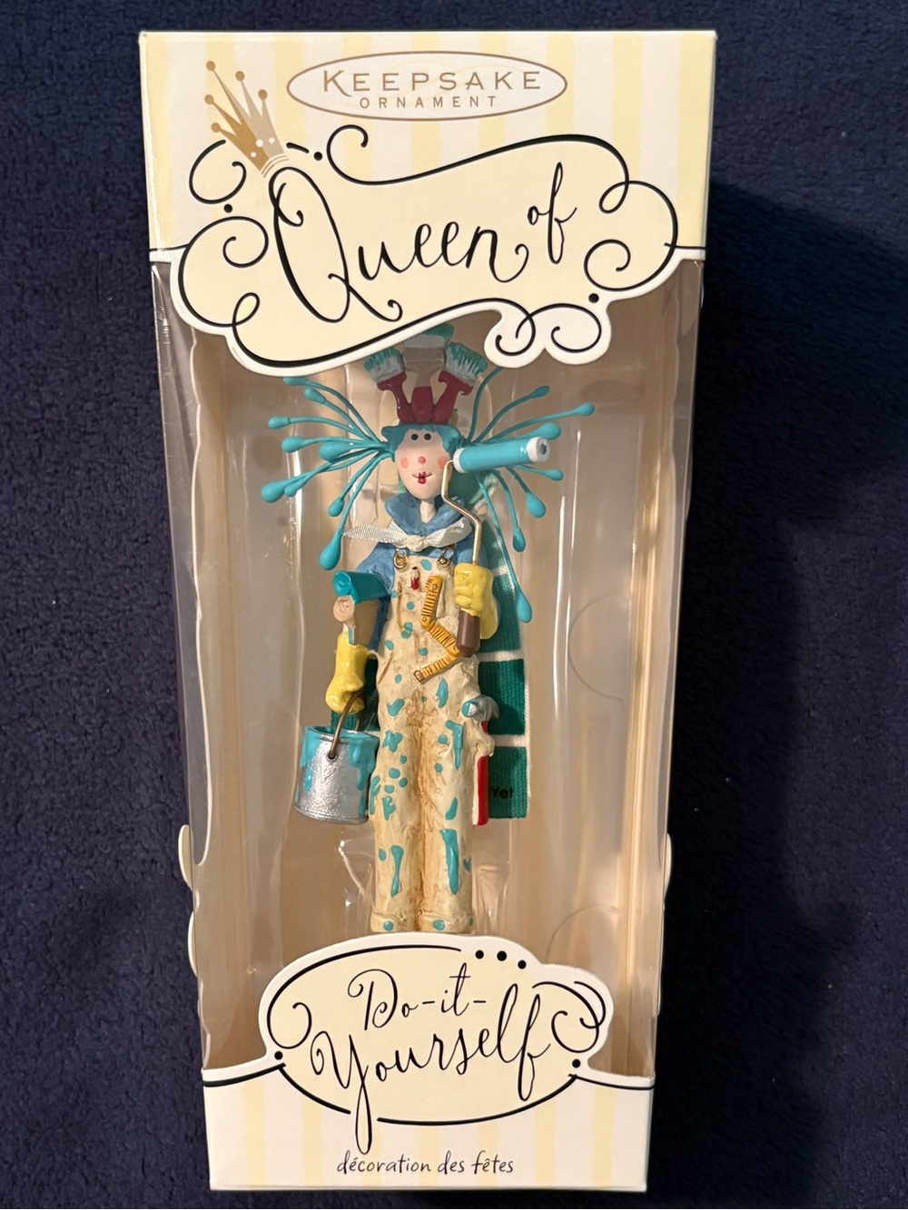 NIB Hallmark Keepsake Ornament 2004 Queen of Do-It-Yourself MINT WITH TAG